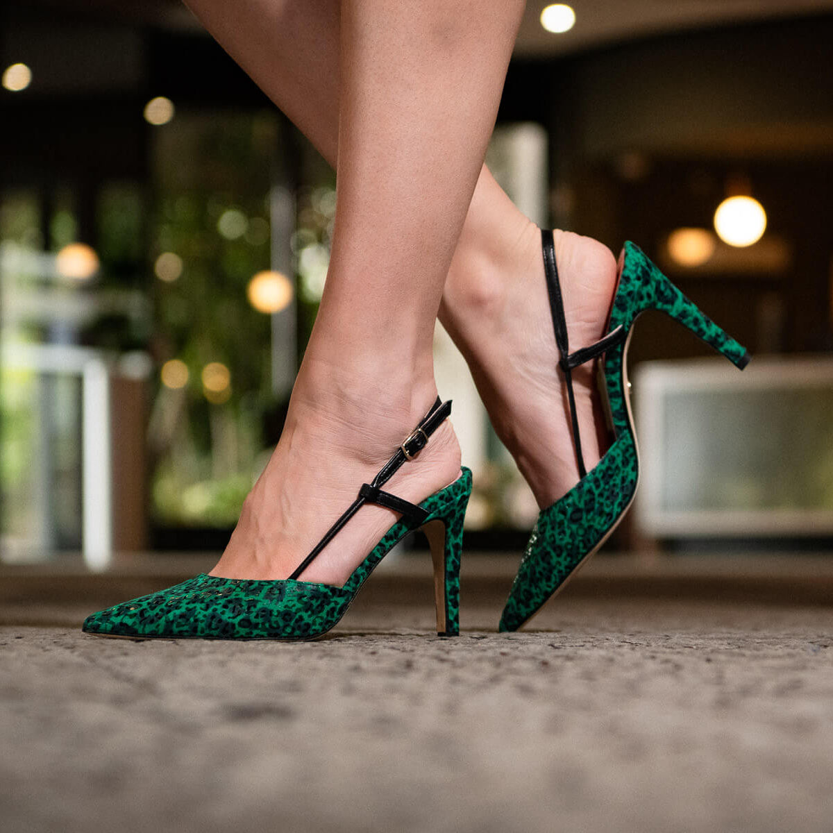 Escarpin Talon Ouvert Derriere Escarpin Bride Arrière à Bout