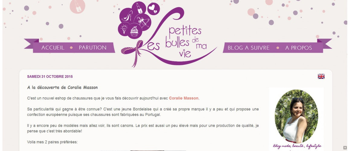 On parle de nous #1: Blog - Les Petites Bulles de ma vie -