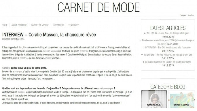 On parle de nous #3: Carnet de Mode