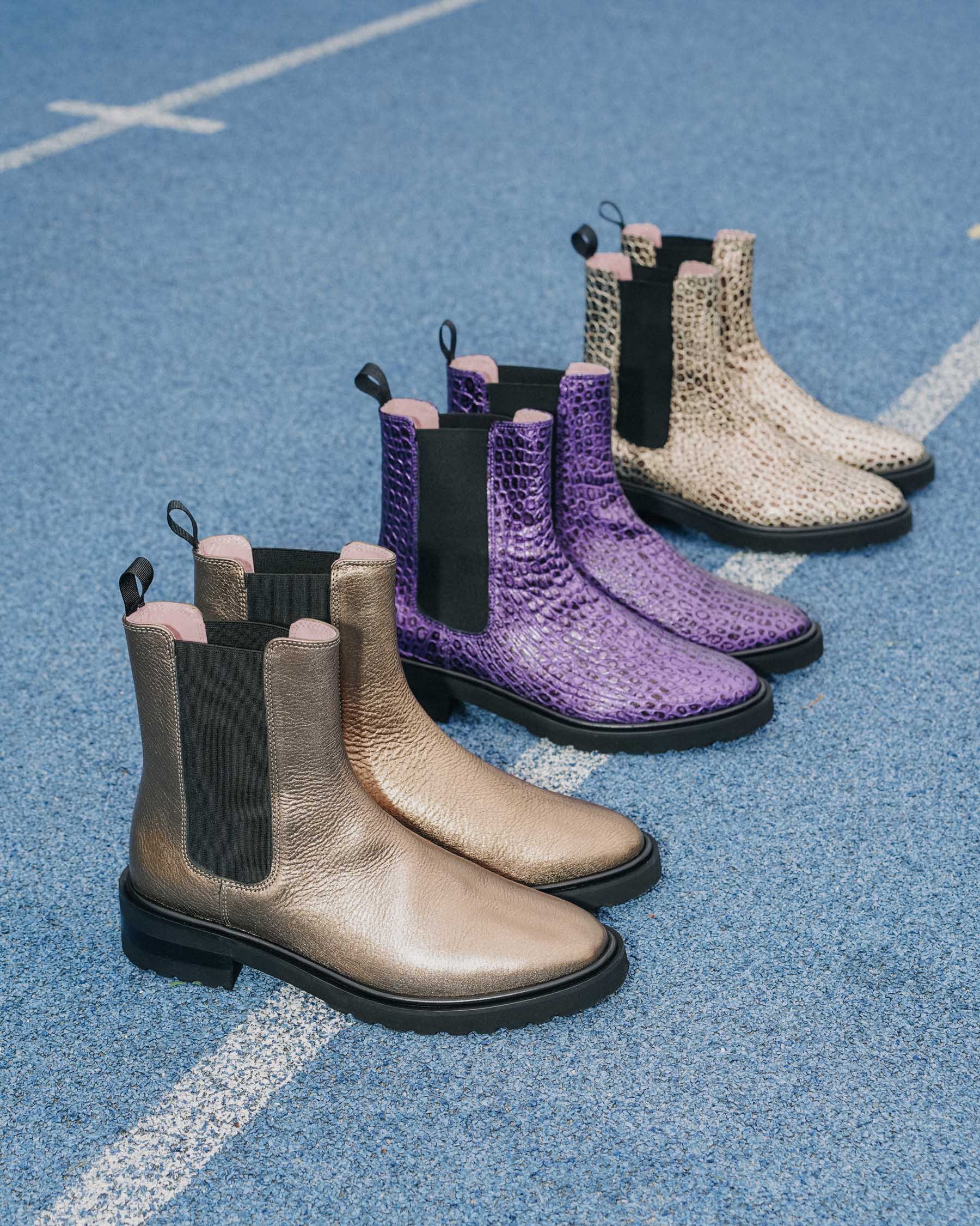 BOTTINES PLATES