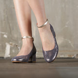 Escarpins Lucia denim brillant