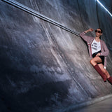 Bottes Billie en cuir burgundy