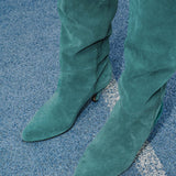 Bottes Billie cuir vert