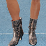 Bottes City écaille bronze