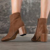 Bottines Beth cuir cognac