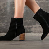 Bottines Beth en cuir noir