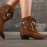 Bottines santiags Dallas cognac
