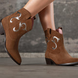 Bottines santiags Dallas cognac