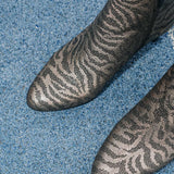 Bottines Ivy zebré mordoré