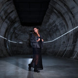 Bottes Lucky en cuir noir