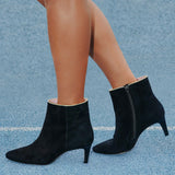 Bottines Monica cuir noir