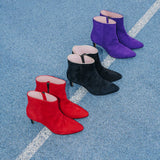 Bottines Monica rouge