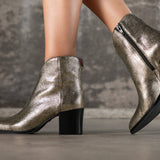 Bottines Nevada cuir doré