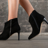 Bottines Wakan cuir noir et or