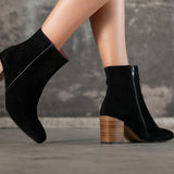 Bottines Beth en cuir noir