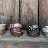 Ceinture Manon cuir argenté