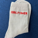 Chaussettes à paillettes "Girl Power"