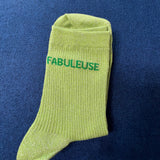 Chaussettes à paillettes "Fabuleuse"