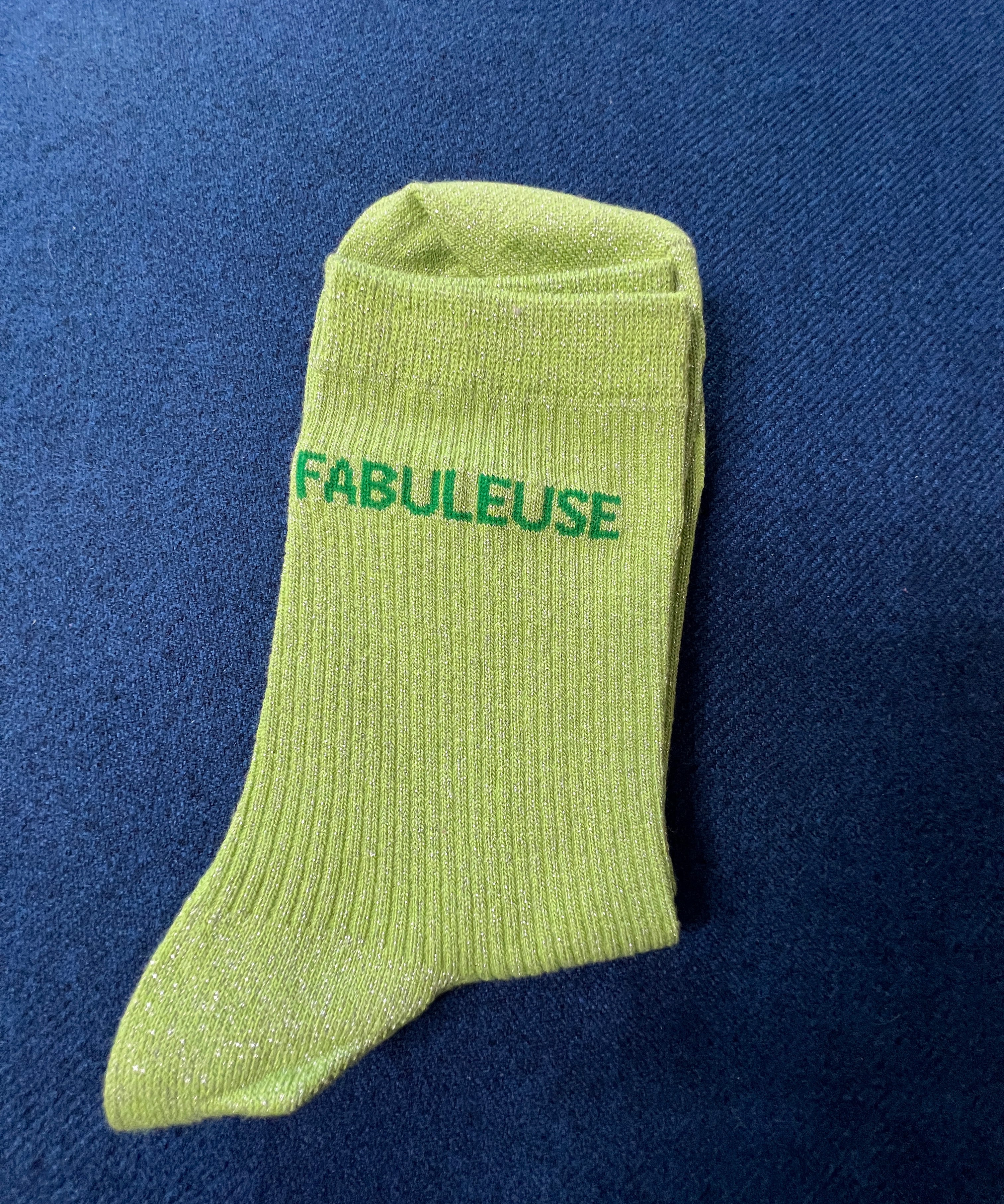 Chaussettes à paillettes "Fabuleuse"