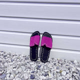 Sandales Makila magenta