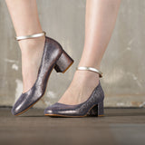 Escarpins Lucia denim brillant