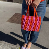 Sac Max - Mini sac à main rose et orange