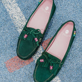 Mocassins Janyne vert forêt