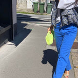 Pochette Clem - jaune fluo
