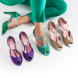 Salomés Endora glitter violet