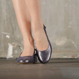 Slingback Lulu en jean brillant