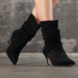 Bottes mi haute City cuir noir