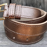 Ceinture Manon cuir cuivré