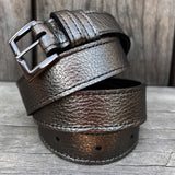 Ceinture Manon cuir graphite