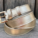 Ceinture Manon cuir doré