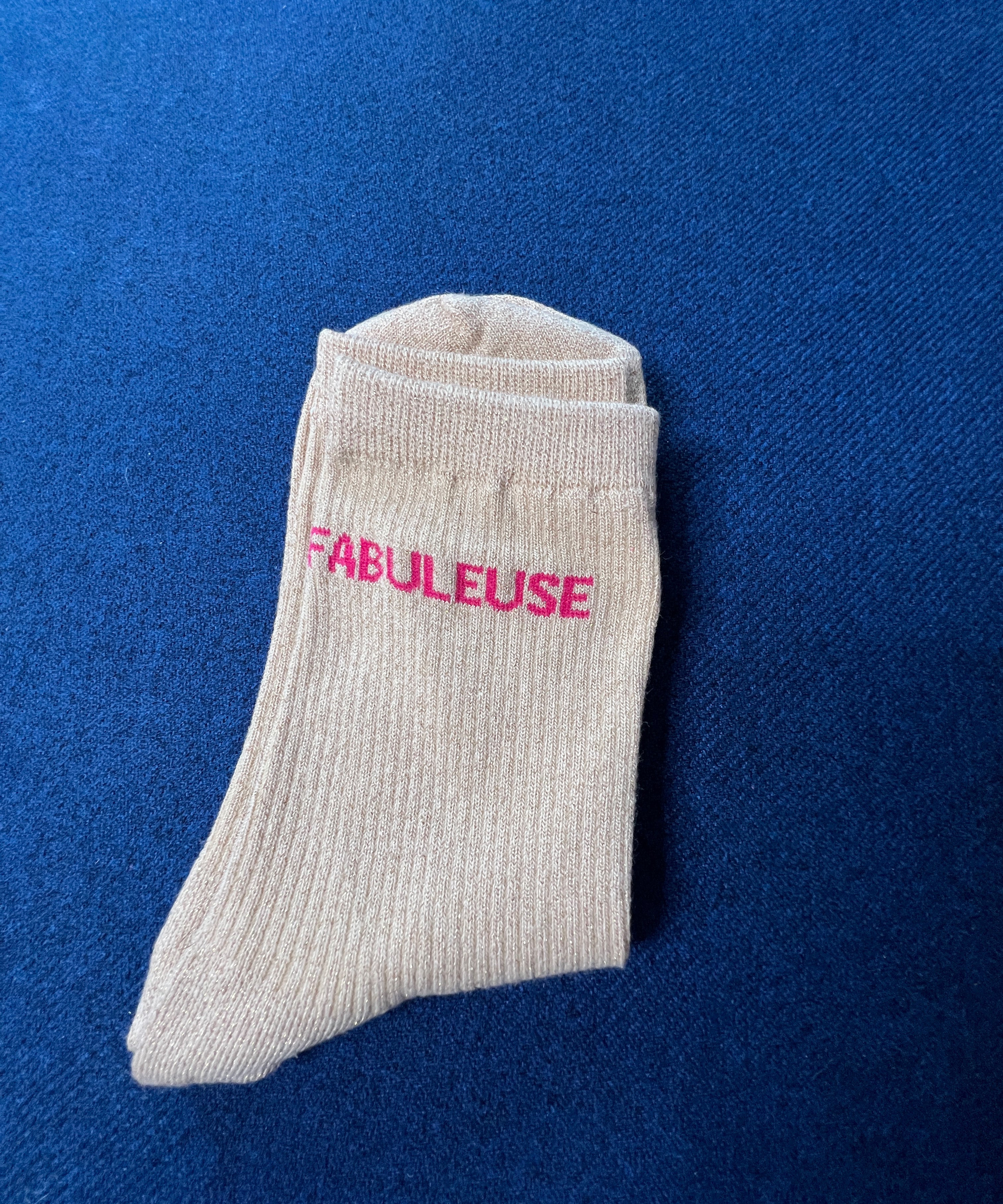 Chaussettes à paillettes "Fabuleuse"