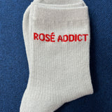Chaussettes à paillettes "Rosé Addict"