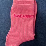 Chaussettes à paillettes "Rosé Addict"