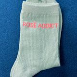 Chaussettes à paillettes "Rosé Addict"