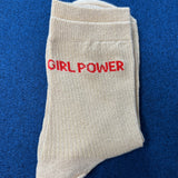Chaussettes à paillettes "Girl Power"