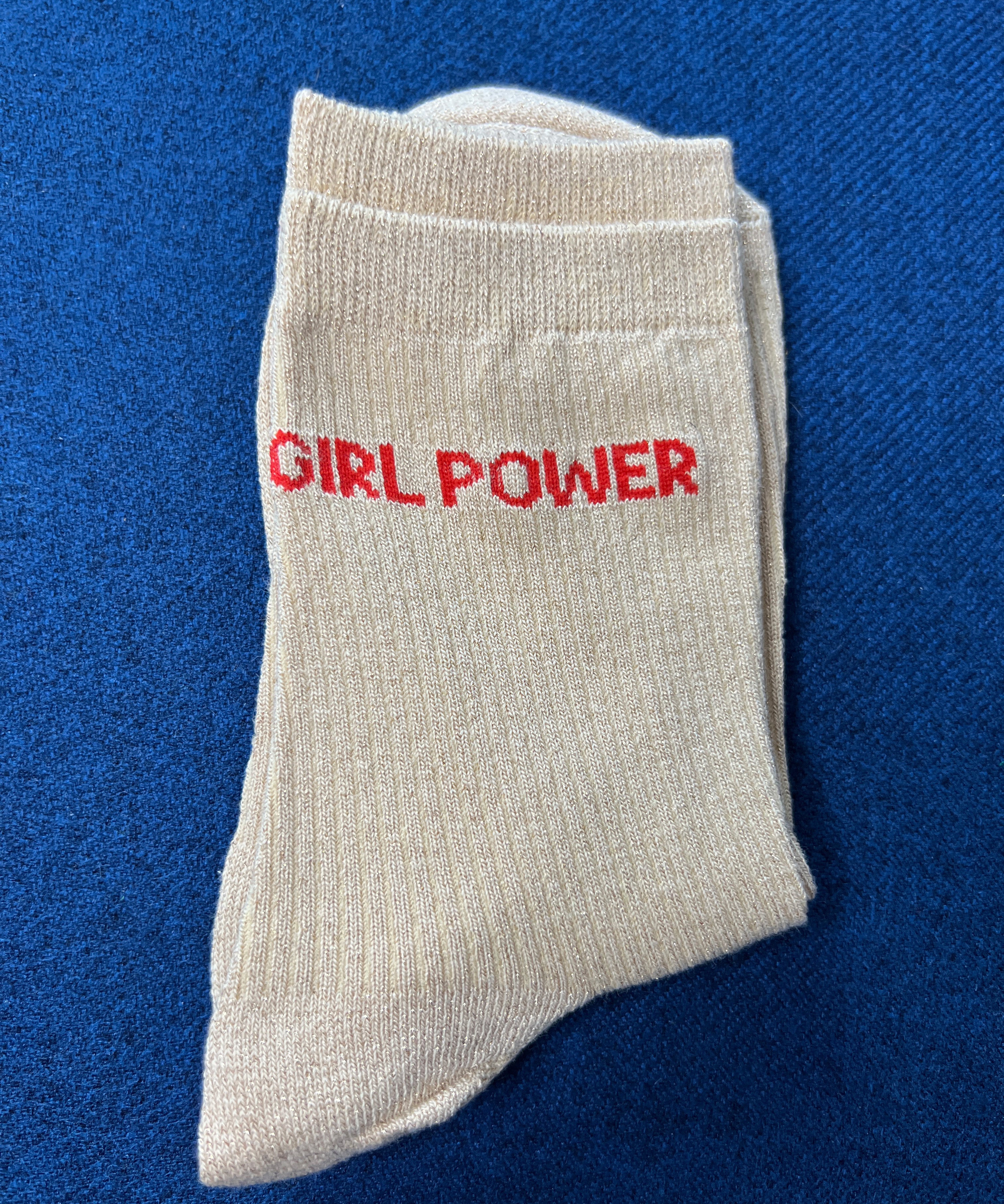 Chaussettes à paillettes "Girl Power"