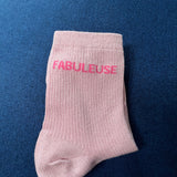 Chaussettes à paillettes "Fabuleuse"