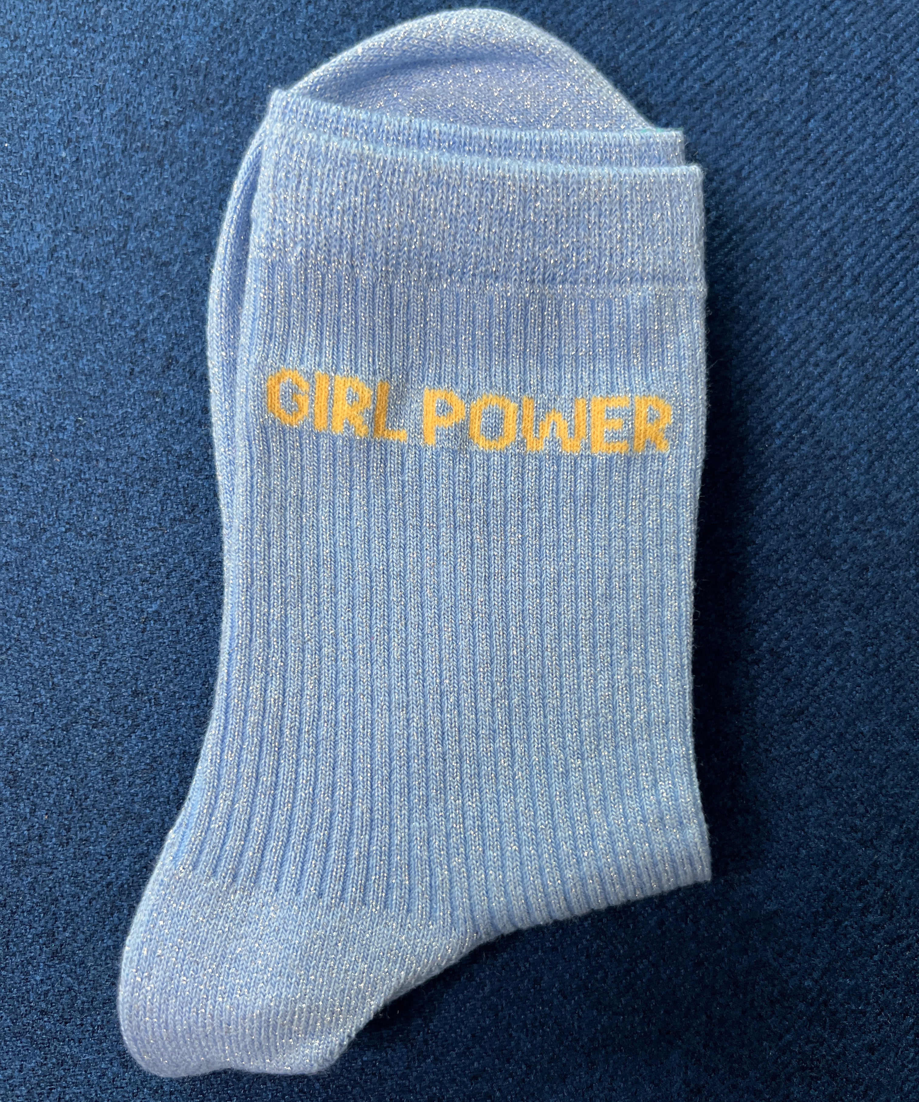 Chaussettes à paillettes "Girl Power"