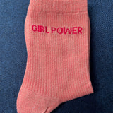 Chaussettes à paillettes "Girl Power"