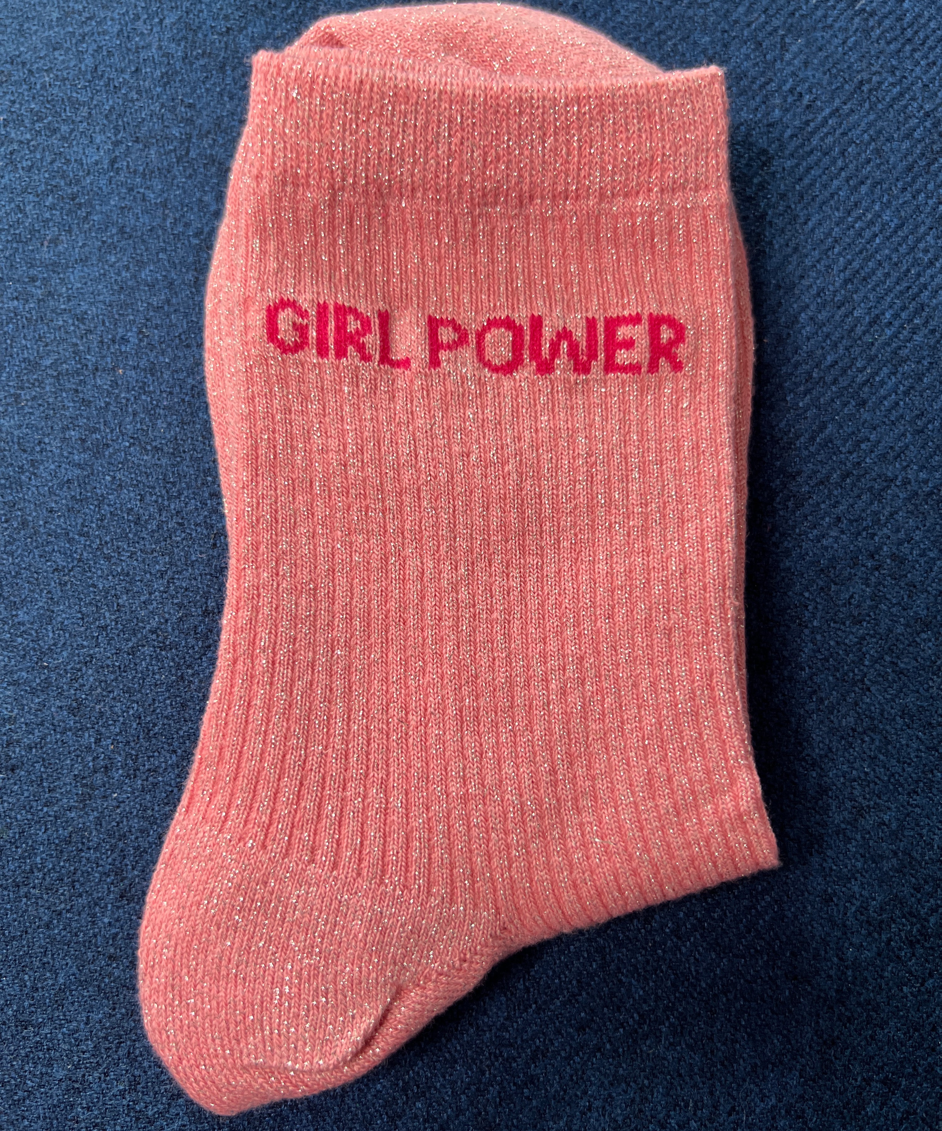 Chaussettes à paillettes "Girl Power"