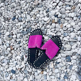 Sandales Makila magenta