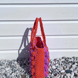 Sac Max - Mini sac à main rose et orange