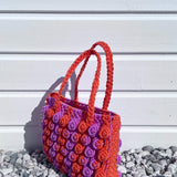 Sac Max - Mini sac à main rose et orange