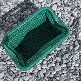 Pochette Clem vert lurex