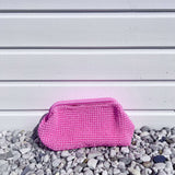Pochette Clem rose fluo