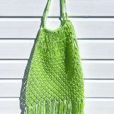 Sac filet jaune fluo